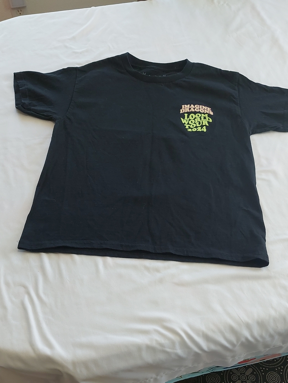 Imagine Dragons  Kids Black Tour Graphic Tee